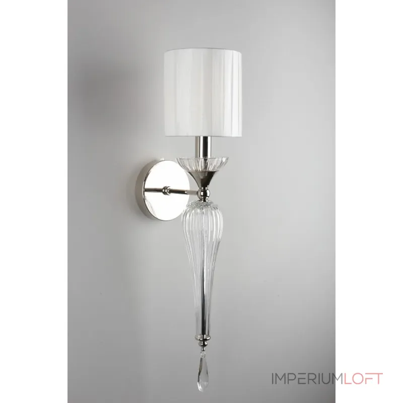 Бра Aployt Kinia APL.708.01.01 Цвет арматуры хром Цвет плафонов белый