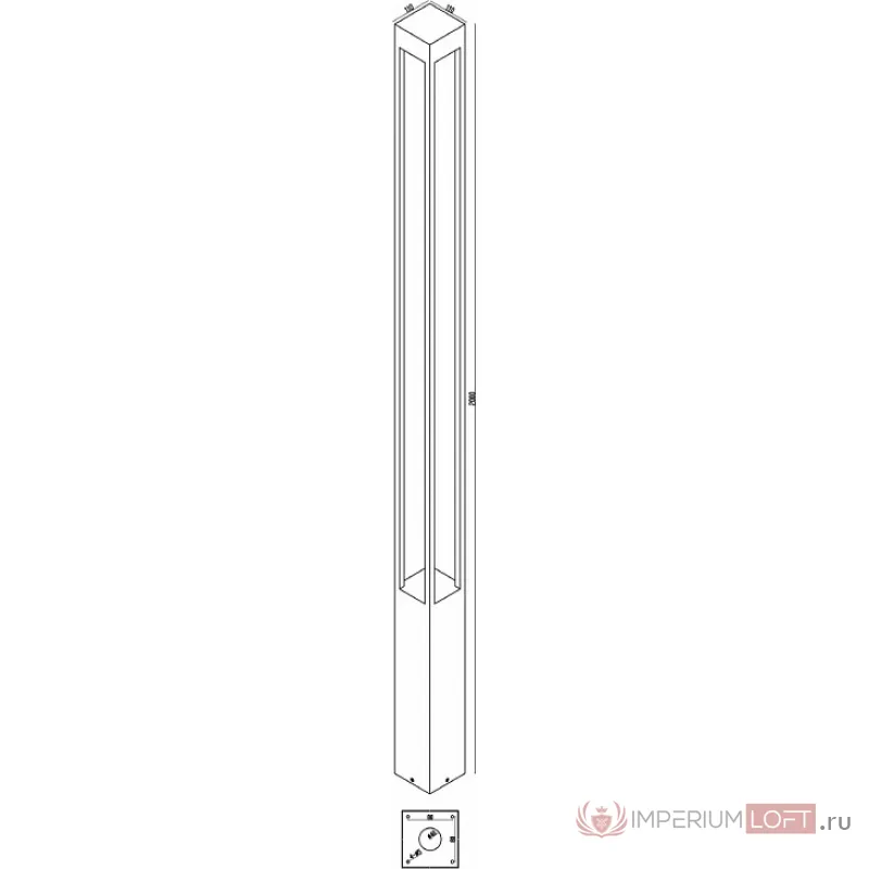 Фонарный столб Maytoni Elbe O424FL-L25GF от ImperiumLoft