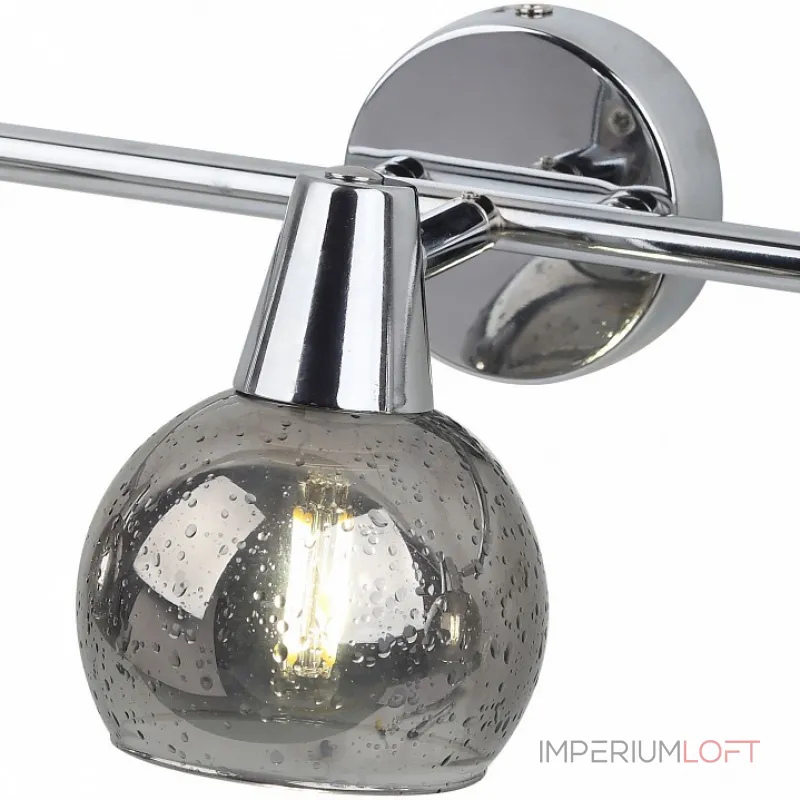 Спот Rivoli Gocce W3 CR Б0038123 Цвет арматуры хром Цвет плафонов серый