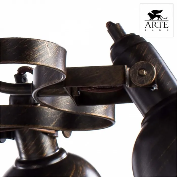 Люстра на штанге Arte Lamp Martin A5216PL-5BR Цвет арматуры коричневый Цвет плафонов коричневый от ImperiumLoft