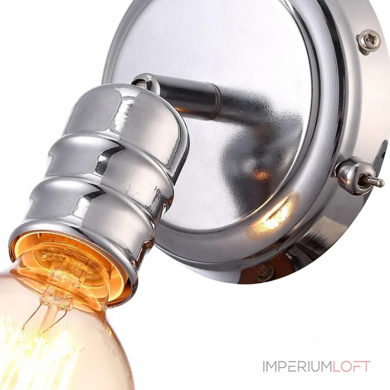 Бра Arte Lamp Fuoco A9265AP-1CC Цвет арматуры хром Цвет плафонов белый