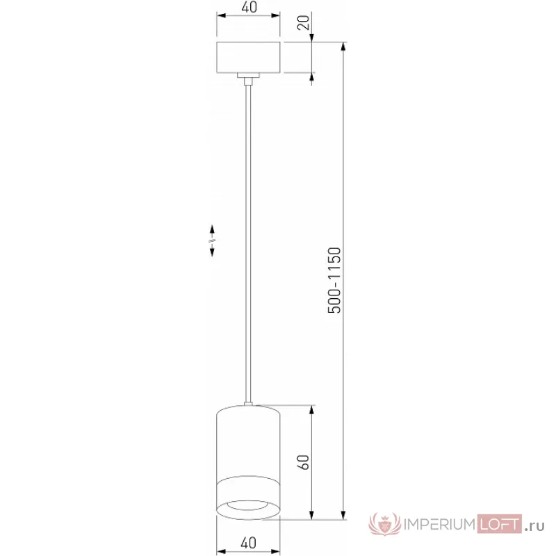 Подвесной светильник Eurosvet Piccolo 50248/1 LED золото от ImperiumLoft