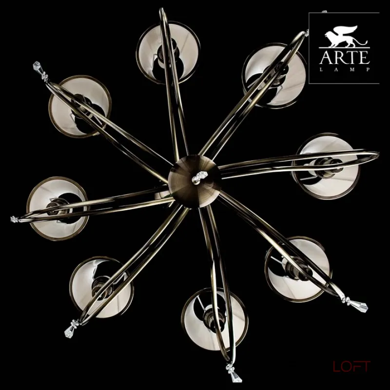 Подвесная люстра Arte Lamp Logico A1035LM-8AB 