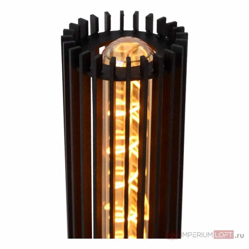 Настольная лампа декоративная Lucide Lionel 73506/01/30 Цвет арматуры черный Цвет плафонов черный от ImperiumLoft