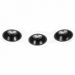 Встраиваемый светильник Lightstar Domino D696070707 цвет арматуры черно-белый