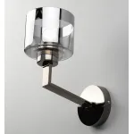 Бра Omnilux Lizzano OML-88901-01 Цвет арматуры хром Цвет плафонов серый от ImperiumLoft