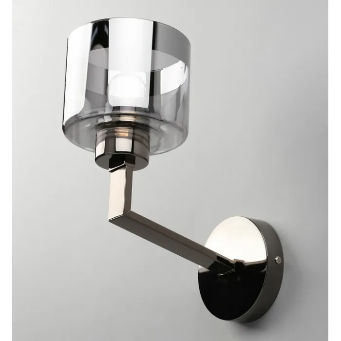 Бра Omnilux Lizzano OML-88901-01 Цвет арматуры хром Цвет плафонов серый от ImperiumLoft