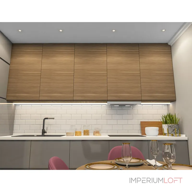 Встраиваемый светильник Denkirs DK3020 DK3061-WH+CH Цвет арматуры хром