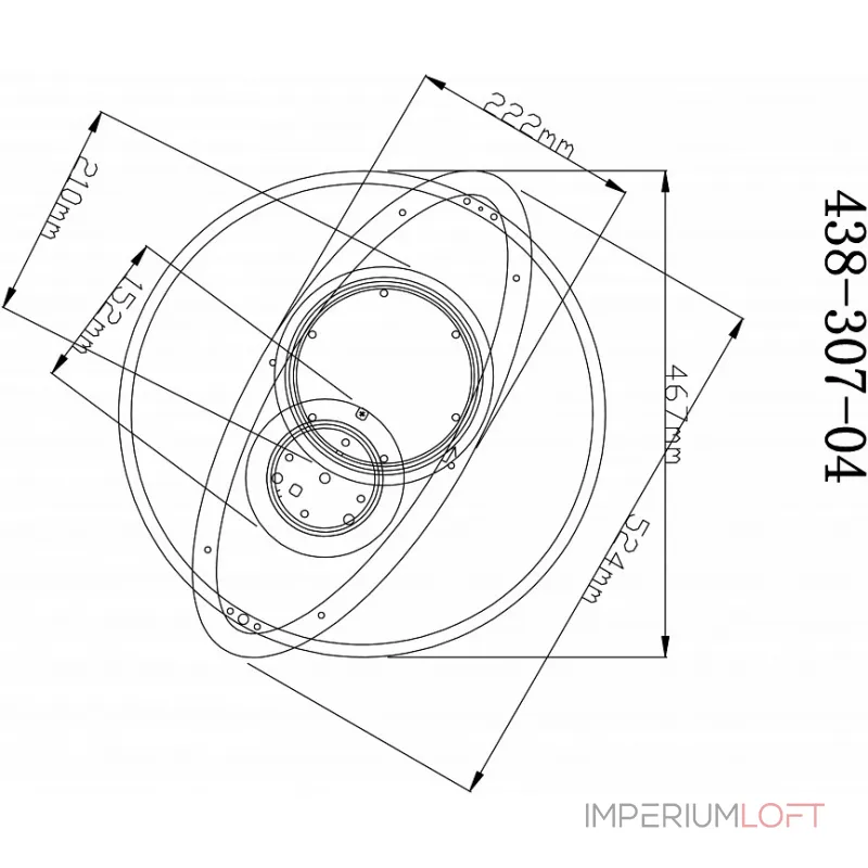 Потолочная люстра Velante 438 438-307-04 Потолочная люстра Velante 438 438-307-04