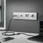 Рамка на 4 поста Werkel Stream серебряный W0042106 Цвет арматуры серебро