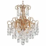 Подвесная люстра ST-Luce Orecchini SL846.203.06 Цвет арматуры золото Цвет плафонов прозрачный от ImperiumLoft