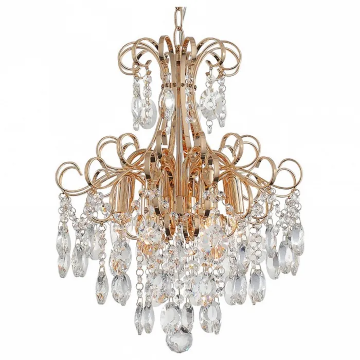 Подвесная люстра ST-Luce Orecchini SL846.203.06 Цвет арматуры золото Цвет плафонов прозрачный от ImperiumLoft