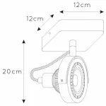Спот Lucide Tala Led 31931/12/30 Цвет плафонов черный Цвет арматуры черный от ImperiumLoft