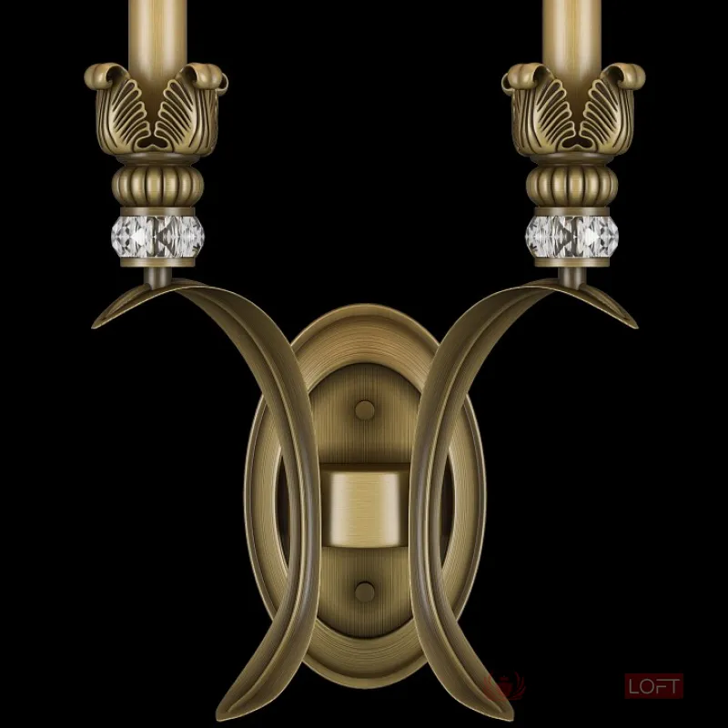 Бра Lightstar Antique 783621 Цвет арматуры бронза Цвет плафонов кремовый от ImperiumLoft
