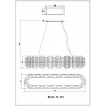 Подвесная люстра Wertmark Nelly WE158.32.123 Подвесная люстра Wertmark Nelly WE158.32.123