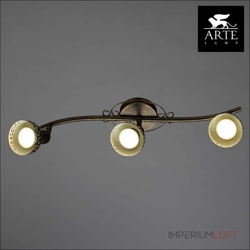 Спот Arte Lamp Focus A5219PL-3BR Цвет арматуры коричневый Цвет плафонов коричневый от ImperiumLoft Спот Arte Lamp Focus A5219PL-3BR Цвет арматуры коричневый Цвет плафонов коричневый от ImperiumLoft