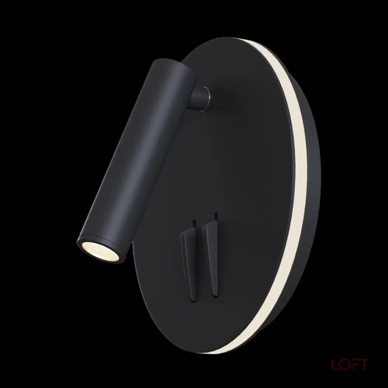 Бра Maytoni Ios 176 C176-WL-01-6W-B Цвет арматуры черный Цвет плафонов черный