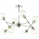 Люстра на штанге Lumion Everly 4438/8C Цвет арматуры хром Цвет плафонов прозрачный от ImperiumLoft