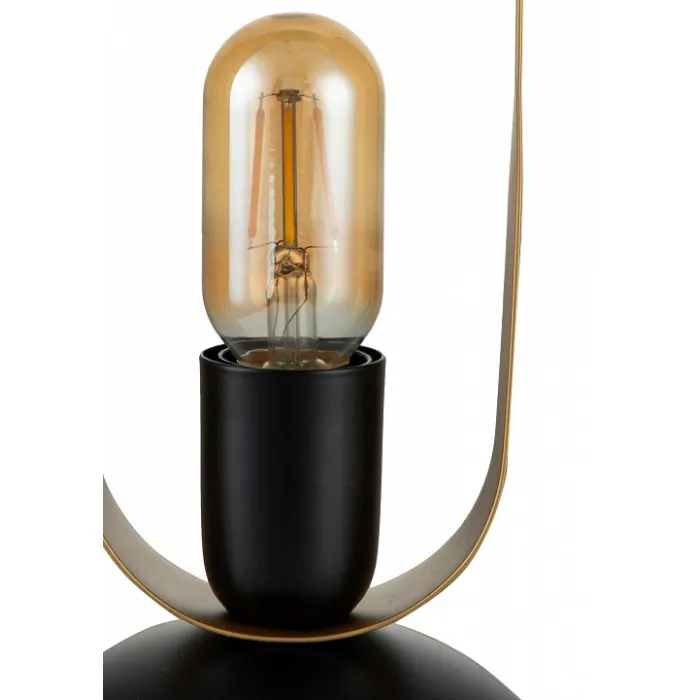 Настольная лампа декоративная Indigo Animo 10007/A/1T Black от ImperiumLoft