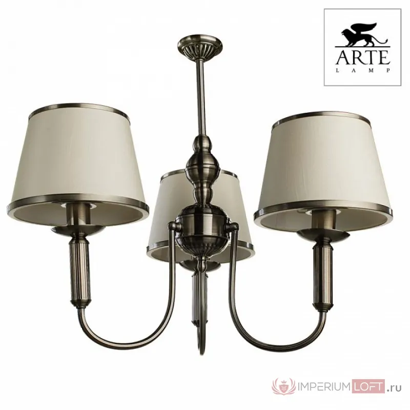 Подвесная люстра Arte Lamp Alice A3579LM-3AB Цвет арматуры бронза Цвет плафонов бронза от ImperiumLoft