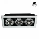 Встраиваемый светильник Arte Lamp Technika 2 A5930PL-3SI Цвет арматуры серебро Цвет плафонов серебро от ImperiumLoft