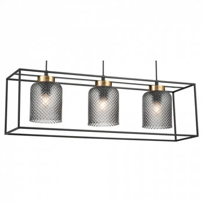 Подвесной светильник Vele Luce Morrison VL5472P03 Цвет арматуры золото Цвет плафонов серый от ImperiumLoft