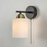 Бра Citilux Генри CL130415 Цвет арматуры черный Цвет плафонов белый