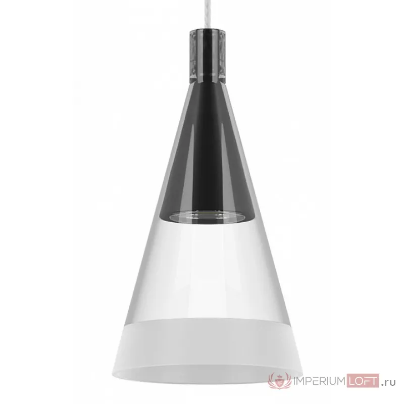 Подвесной светильник Lightstar Cone 757017 Цвет плафонов черный Цвет арматуры черный от ImperiumLoft