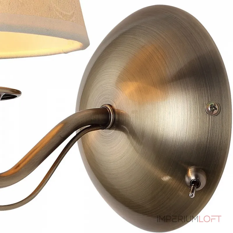 Бра Arte Lamp 9368 A9368AP-1AB Цвет арматуры бронза Цвет плафонов кремовый