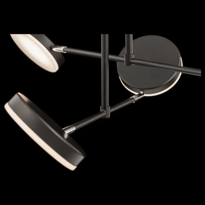 Светильник на штанге Maytoni Fad MOD070PL-L38B3K Цвет арматуры черный Цвет плафонов белый от ImperiumLoft