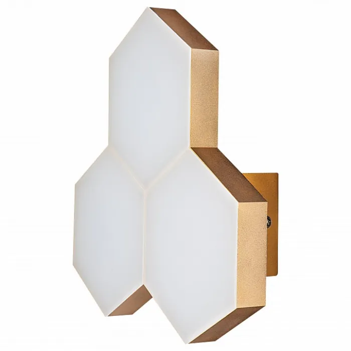 Накладной светильник Lightstar Favo LED 750633 Цвет арматуры золото от ImperiumLoft
