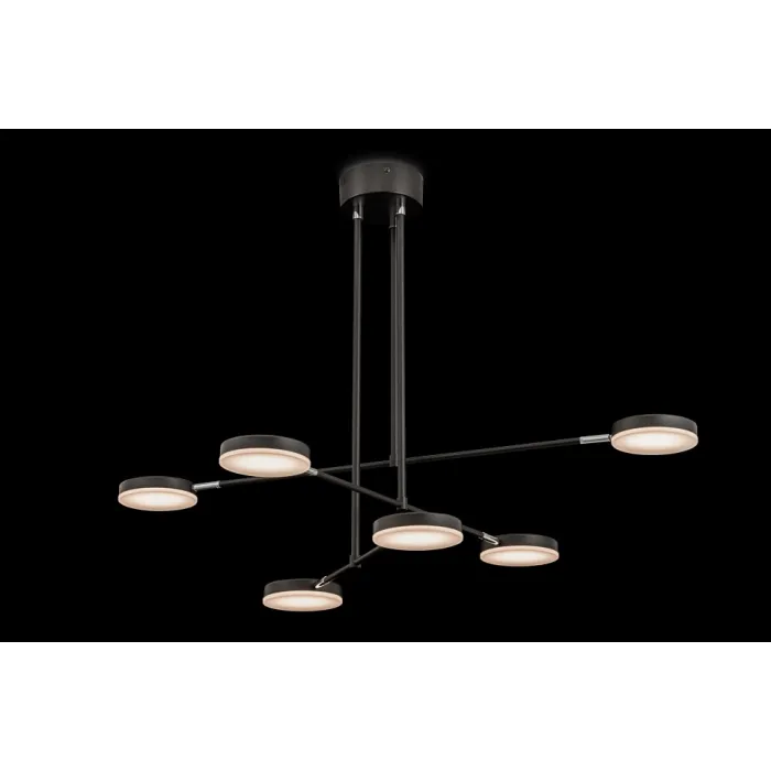 Светильник на штанге Maytoni Fad MOD070PL-L38B3K Цвет арматуры черный Цвет плафонов белый от ImperiumLoft