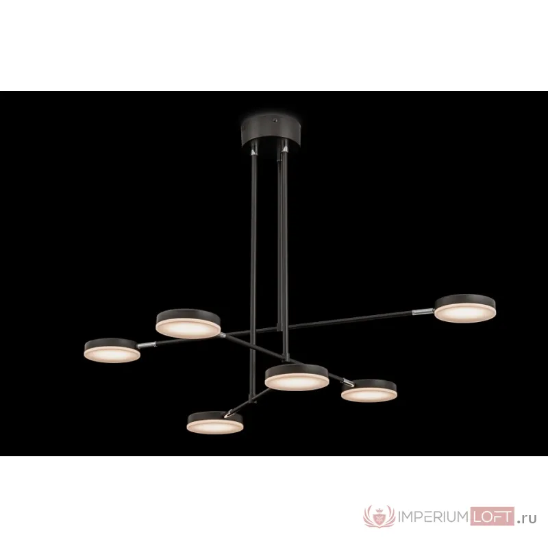 Светильник на штанге Maytoni Fad MOD070PL-L38B3K Цвет арматуры черный Цвет плафонов белый от ImperiumLoft
