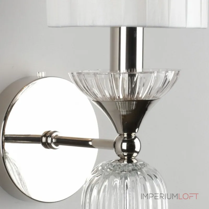 Бра Aployt Kinia APL.708.01.01 Цвет арматуры хром Цвет плафонов белый