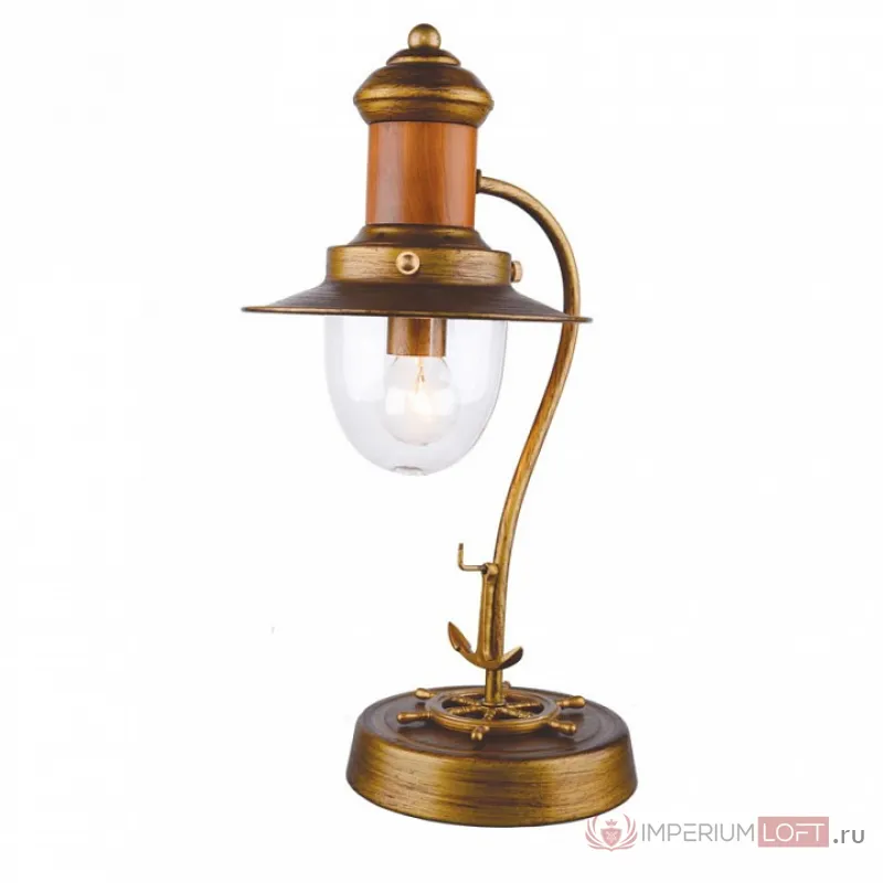 Настольная лампа декоративная Favourite Sole 1321-1T Цвет арматуры бронза Цвет плафонов прозрачный от ImperiumLoft