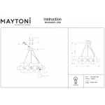 Подвесная люстра Maytoni Dallas MOD545PL-25B от ImperiumLoft