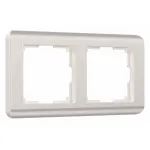 Рамка на 2 поста Werkel Stream перламутровый W0022113