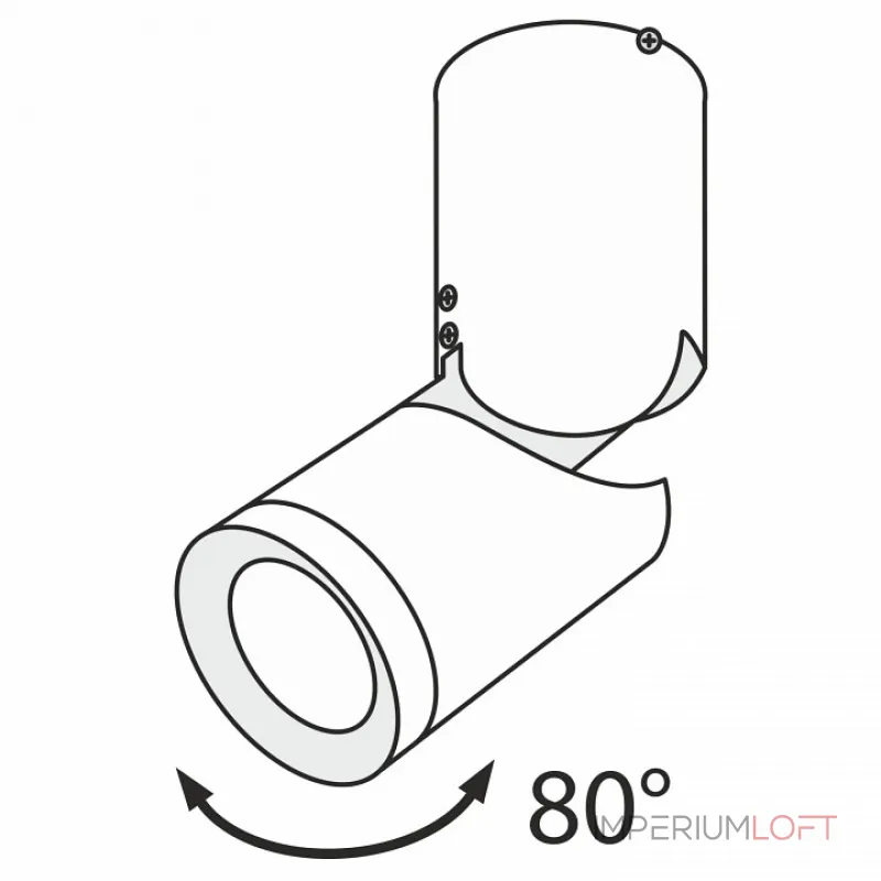 Накладной светильник Maytoni Tube C019CW-01B Цвет арматуры черный Цвет плафонов черный