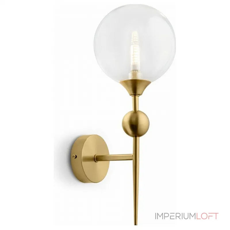 Бра Freya Maddison FR5115WL-01BZ Цвет плафонов прозрачный Цвет арматуры бронза