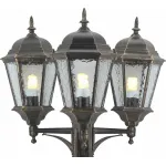Фонарный столб Arte Lamp Genova A1207PA-3BN Цвет арматуры золото Цвет плафонов прозрачный от ImperiumLoft