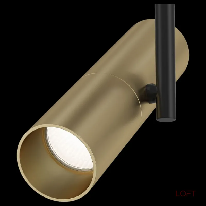 Светильник на штанге Maytoni Track lamps 1 TR005-1-GU10-BG Цвет арматуры черный Цвет плафонов золото Светильник на штанге Maytoni Track lamps 1 TR005-1-GU10-BG Цвет арматуры черный Цвет плафонов золото