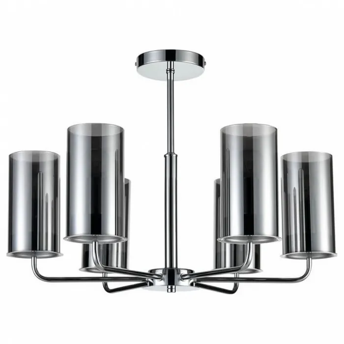 Люстра на штанге Vele Luce Licia VL1923L06 Цвет арматуры хром Цвет плафонов серый от ImperiumLoft