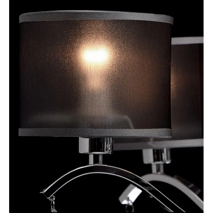 Подвесная люстра MW-Light Федерика 82 379019108 Цвет арматуры хром Цвет плафонов черный от ImperiumLoft