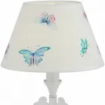 Настольная лампа декоративная Rivoli Barbara T1 WT Б0038145 Цвет арматуры белый Цвет плафонов белый