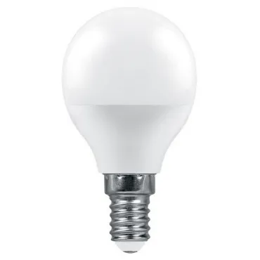Лампа светодиодная Feron LB-1407 E14 7.5Вт 2700K 38071 Цвет арматуры никель Цвет плафонов белый