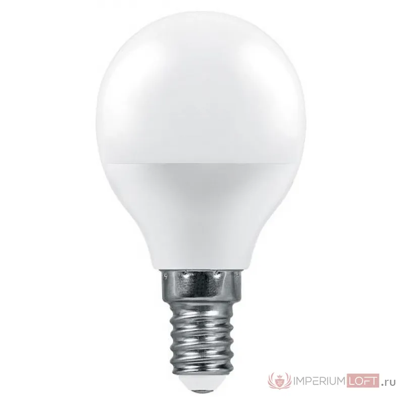 Лампа светодиодная Feron LB-1407 E14 7.5Вт 2700K 38071 Цвет арматуры никель Цвет плафонов белый от ImperiumLoft