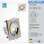 Встраиваемый светильник Horoz Electric HRZ00000309 Цвет арматуры никель Цвет плафонов никель