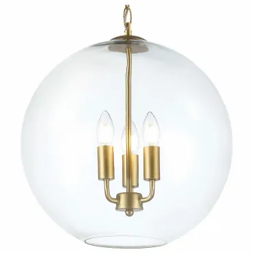 Подвесной светильник Favourite Bulla 2295-3P Цвет плафонов прозрачный Цвет арматуры золото