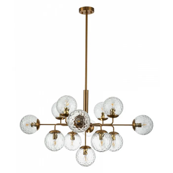 Люстра на штанге Indigo Cocoon 11008/13P Brass от ImperiumLoft