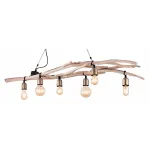 Подвесная люстра Ideal Lux Driftwood DRIFTWOOD SP6 Цвет арматуры коричневый от ImperiumLoft